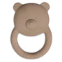 Anneau de dentition en caoutchouc Teddy Bear - Biscuit