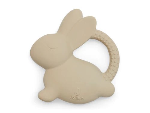 Anneau de dentition en caoutchouc Bunny - Nougat JOLLEIN