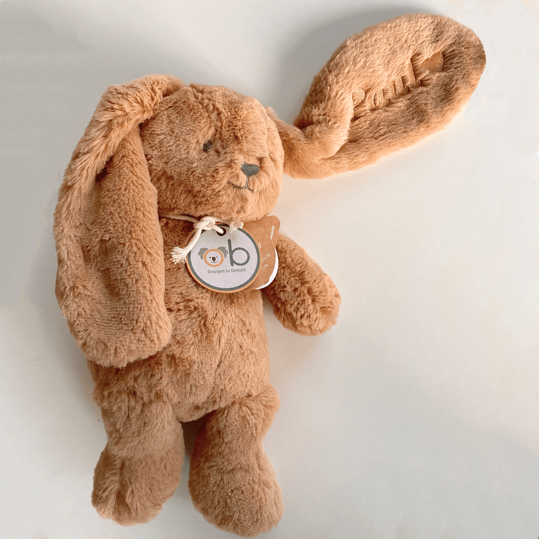 Peluche lapin crème - Petit coeur salé