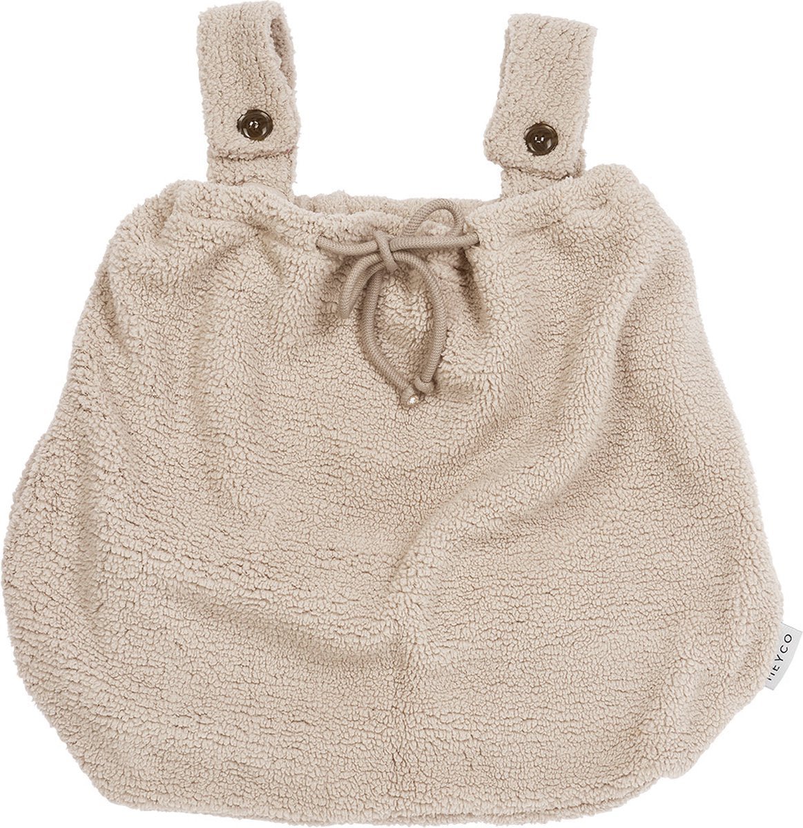 Sac de rangement pour parc Teddy - sable - Petit coeur salé