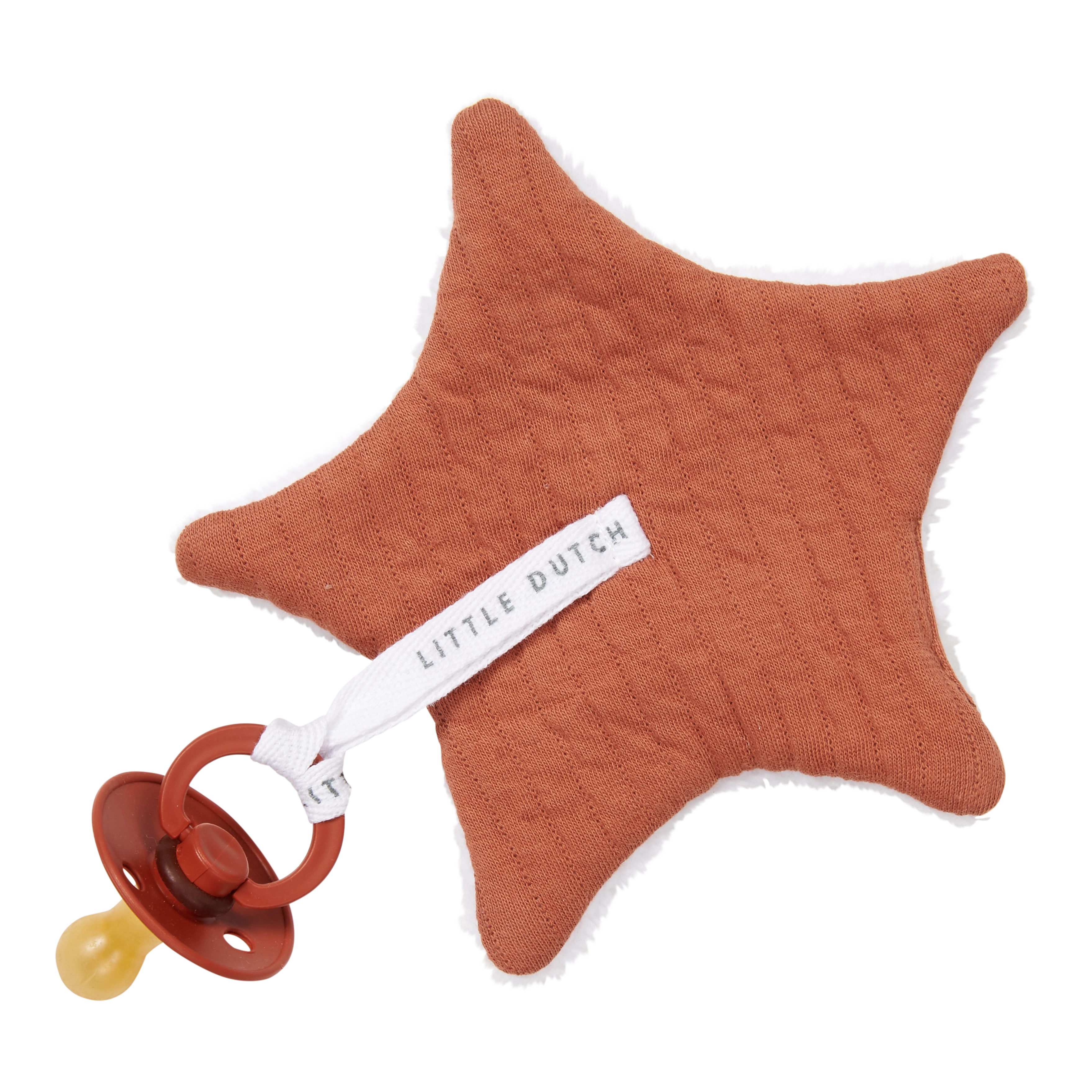 Doudou attache-sucette - Pure Rust LITTLE DUTCH