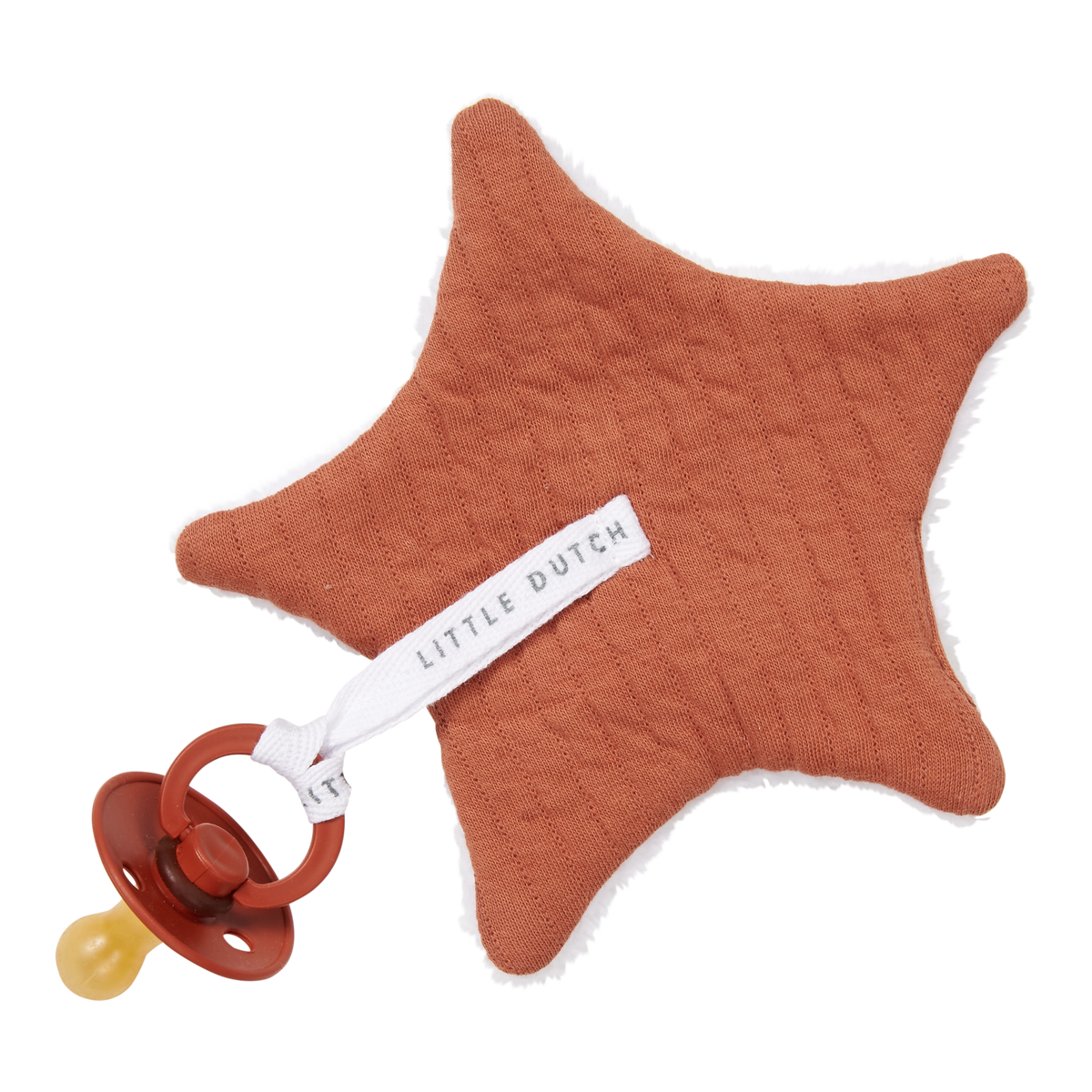 Doudou attache-sucette - Pure Rust LITTLE DUTCH