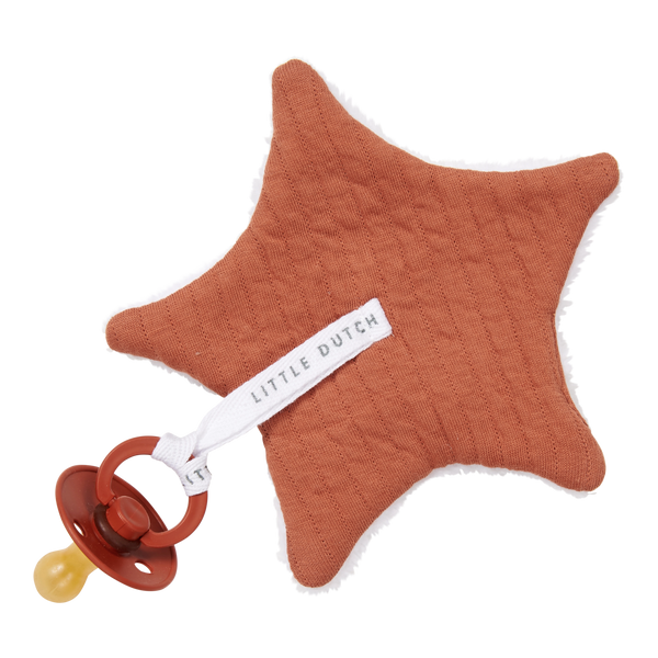 Doudou attache-sucette - Pure Rust LITTLE DUTCH