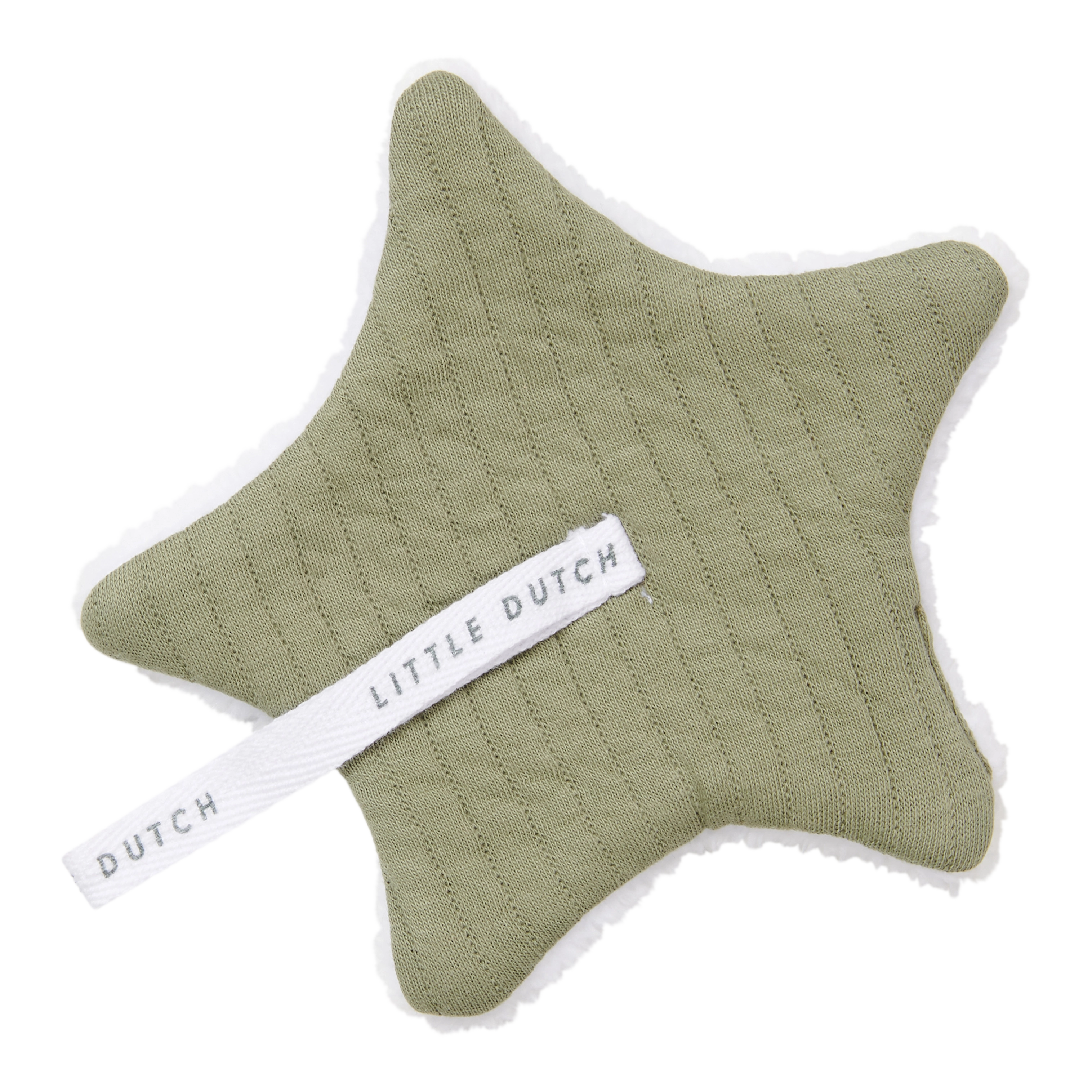 Doudou attache-sucette - Pure Olive