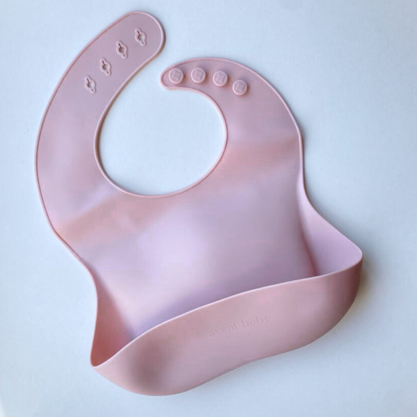 Bavoir silicone pale pink Avent Bébé