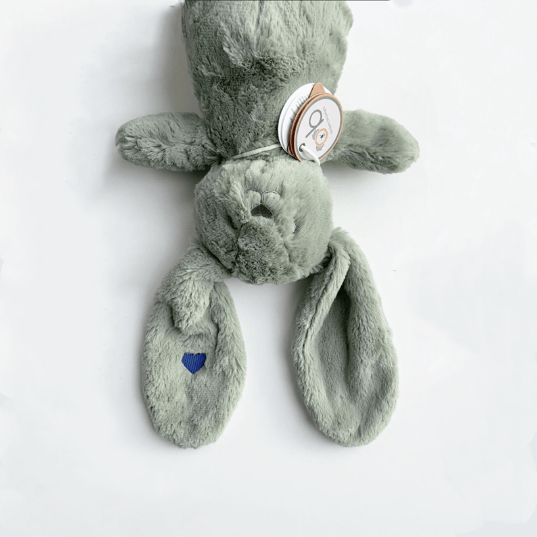 Peluche lapin crème - Petit coeur salé