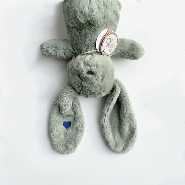 Doudou peluche lapin 30 cm –Sauge OB DESIGN