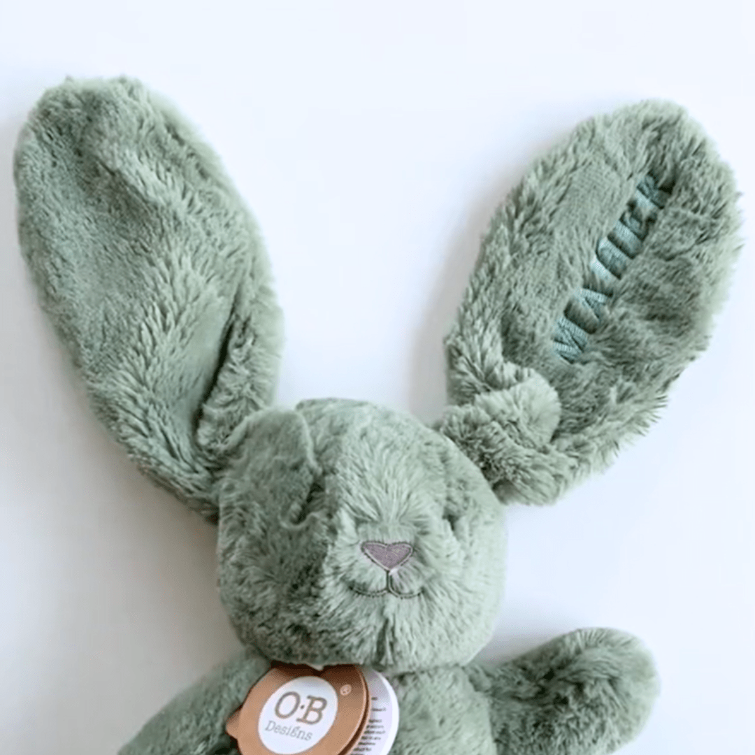 Peluche lapin crème - Petit coeur salé