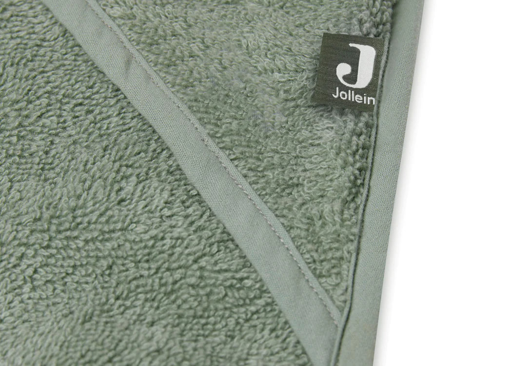 Cape de bain Éponge 100x100cm - Ash Green JOLLEIN