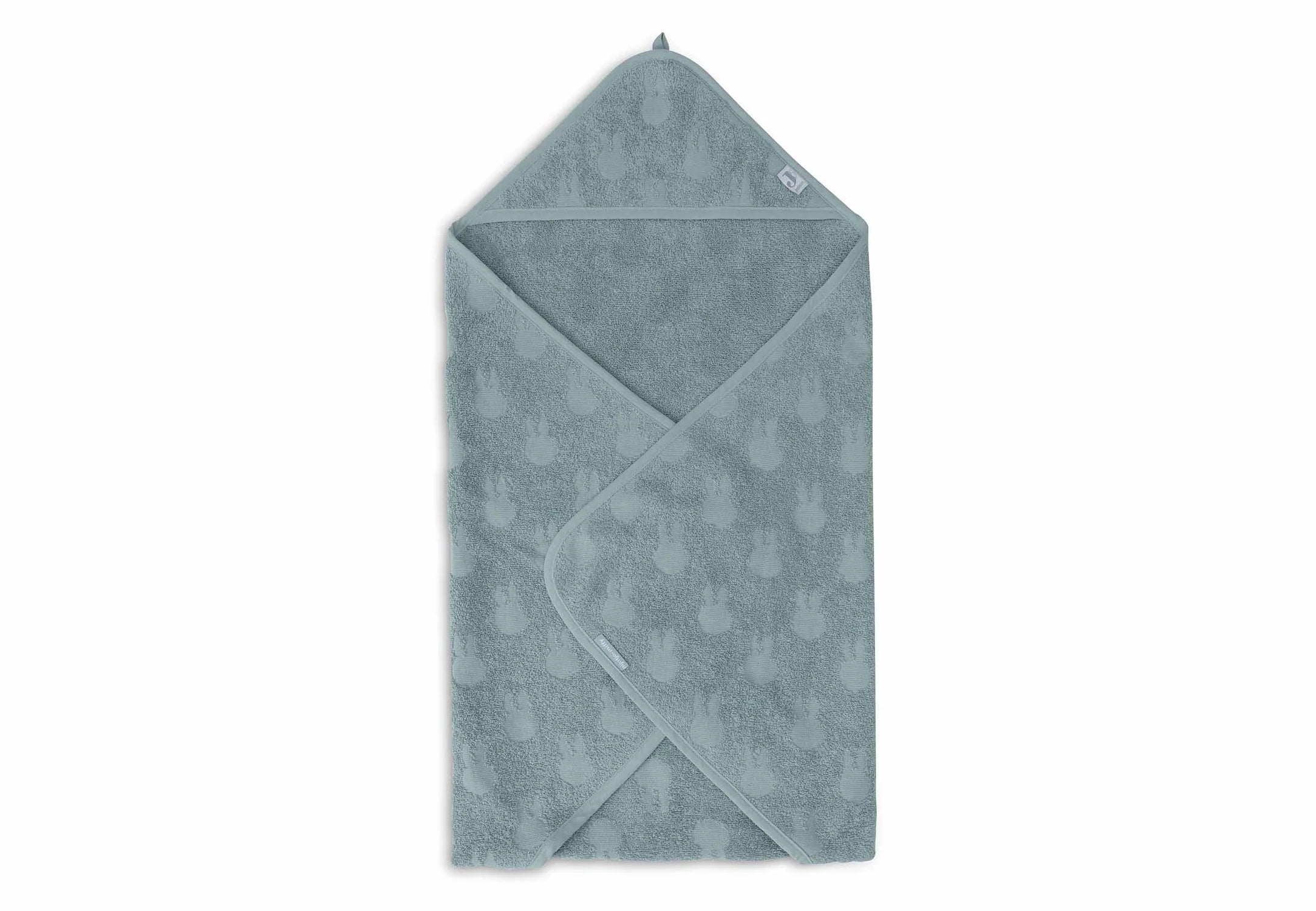 Cape de bain Éponge 75x75cm Miffy Jaquard - Sea Green - Petit coeur salé