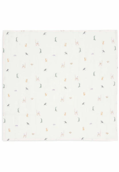 LOT DE 3 Langes Gaze de Coton Small 70x70cm - Jungle Jambo JOLLEIN