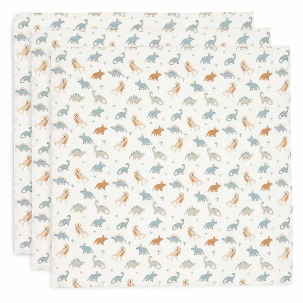 LOT DE 3 Langes Gaze de Coton Small 70x70cm - Roarsome - 3 Unités JOLLEIN