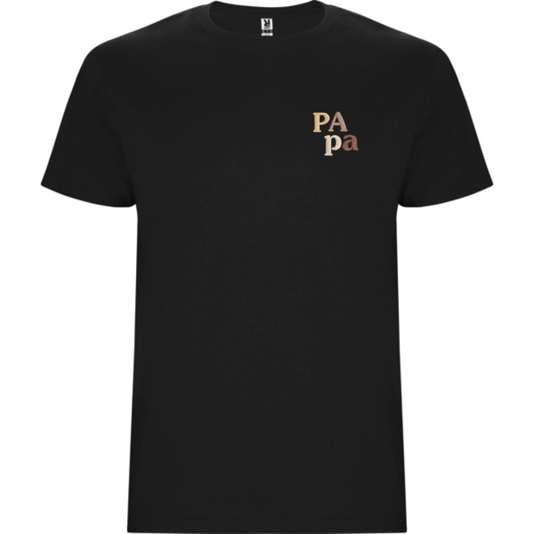 Tee-shirt Papa brodé personnalisé