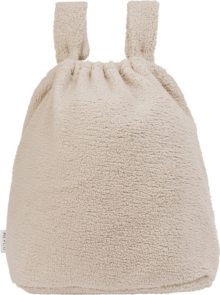 Sac de rangement pour parc Teddy - sable - Petit coeur salé