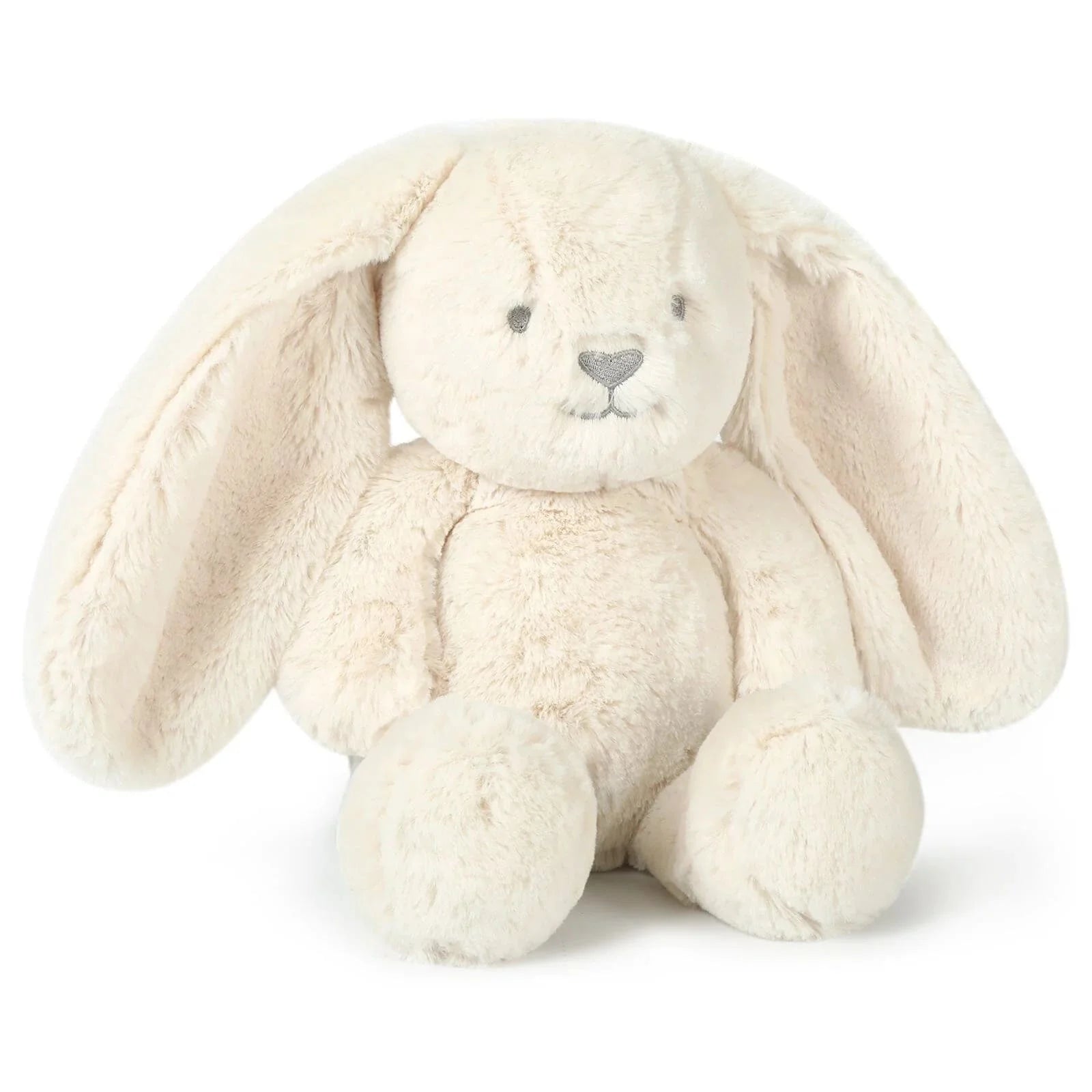 Peluche lapin crème - Petit coeur salé