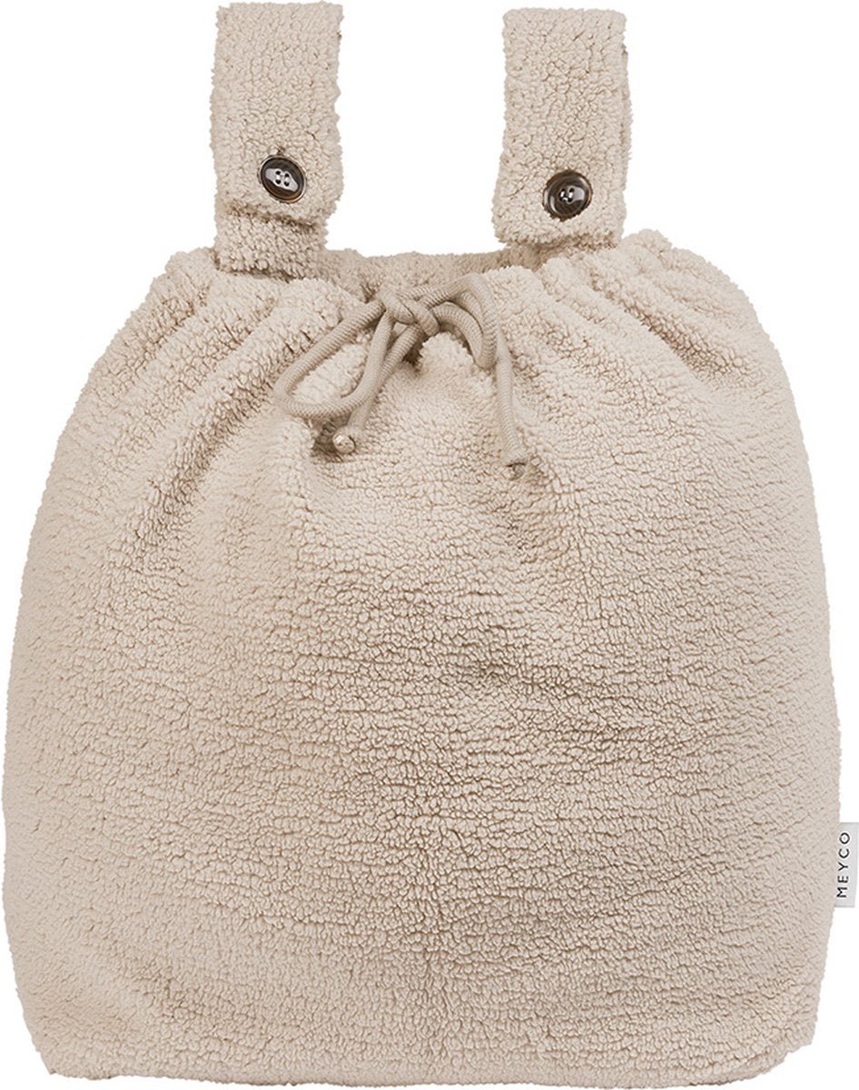 Sac de rangement pour parc Teddy - sable - Petit coeur salé