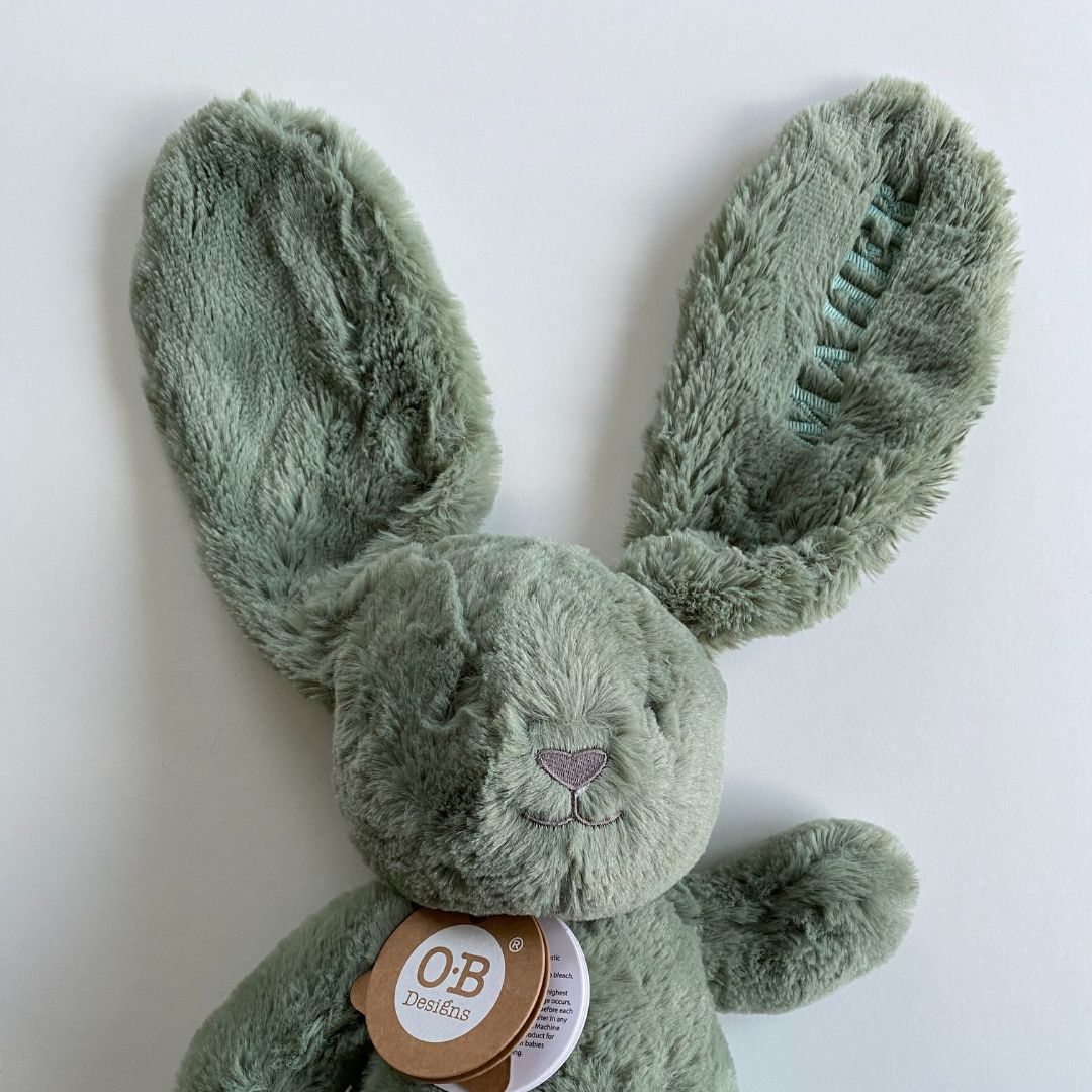 Doudou lapin vert céladon Avent Bébé