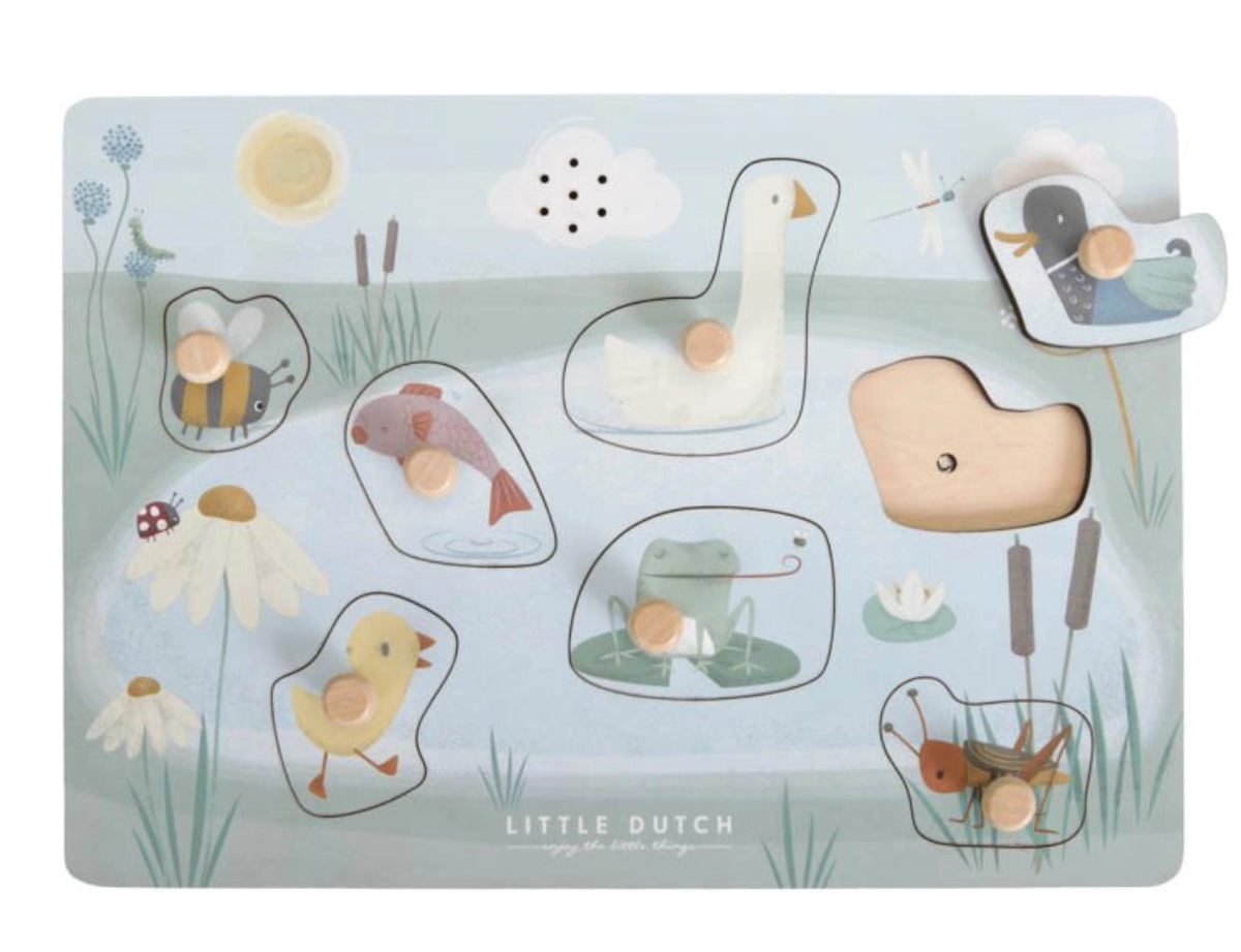 Puzzle sonore en bois FSC - Little Goose LITTLE DUTCH