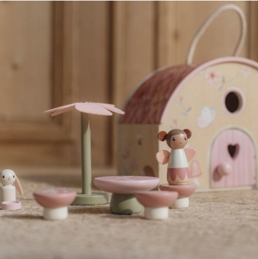 Maison de poupée en bois FSC - Fairy Garden - Petit coeur salé