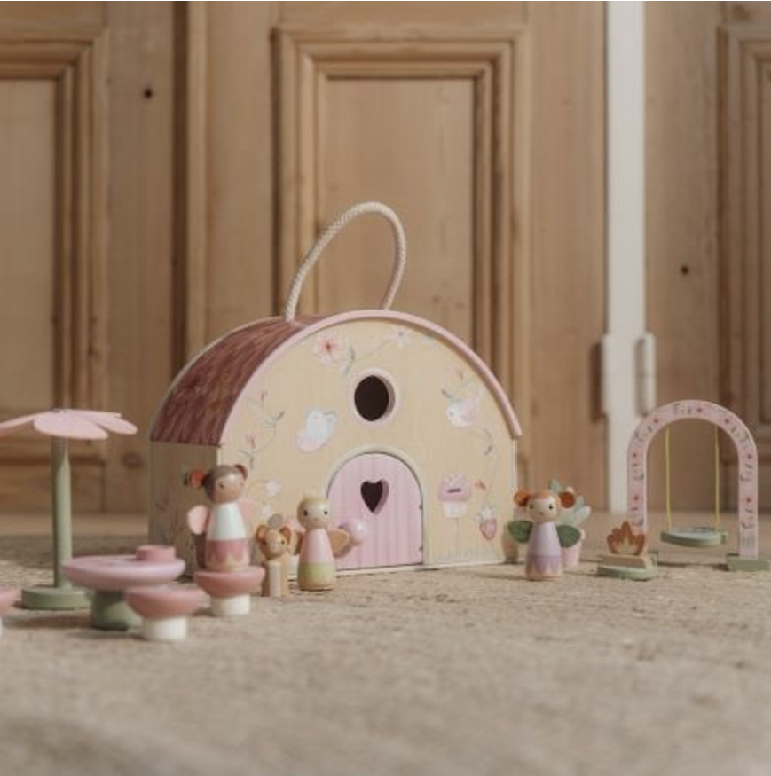 Maison de poupée en bois FSC - Fairy Garden - Petit coeur salé