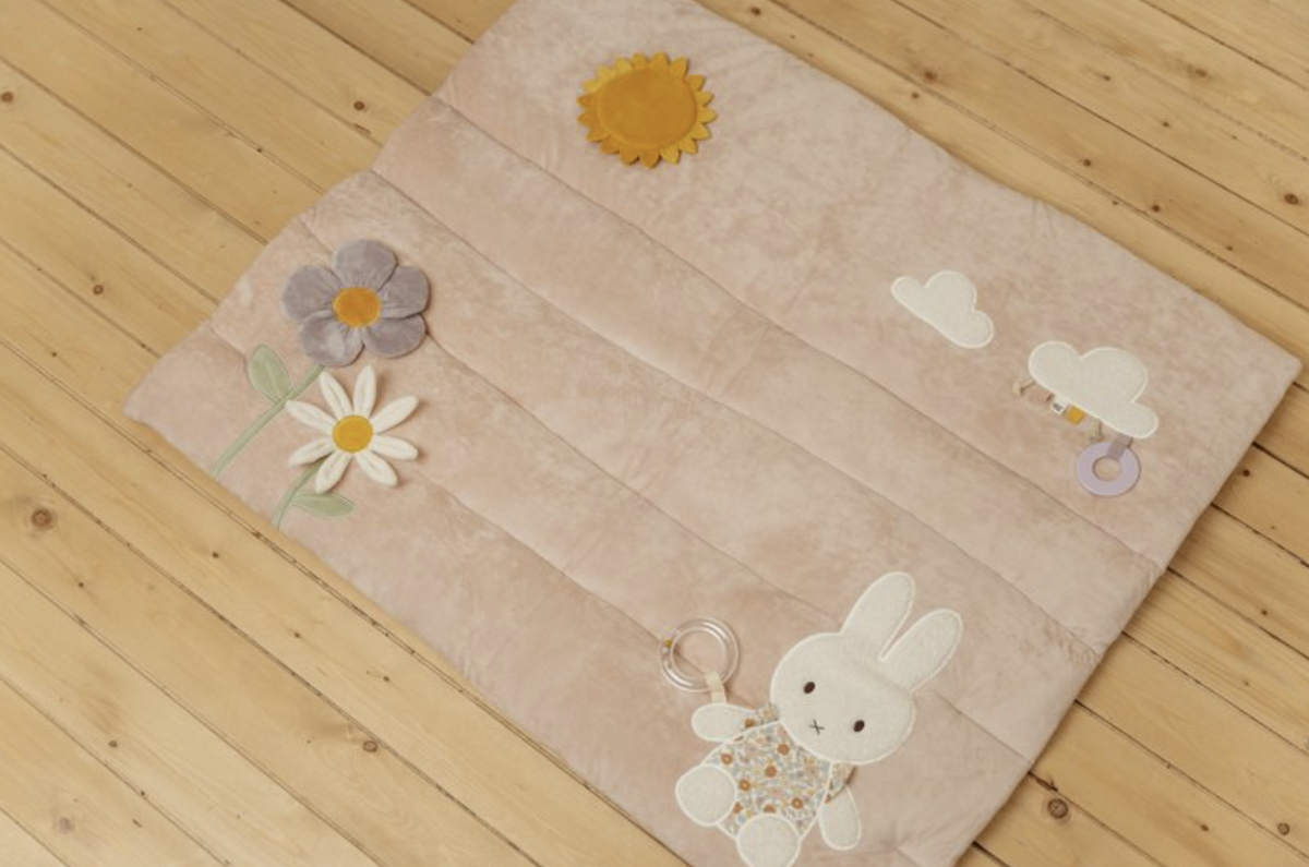 Tapis de parc Miffy - Vintage Flowers