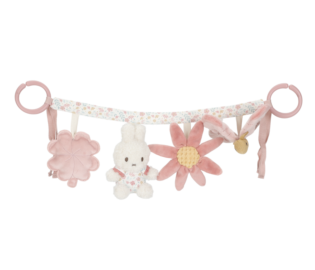 Chaîne d'activités pour poussette Miffy - Lucky Blossom