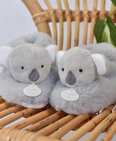 Chaussons bébé en peluche Koala - Unicef - 0-6 mois