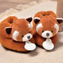 Chaussons bebe en peluche panda roux - Unicef - 0-6 mois