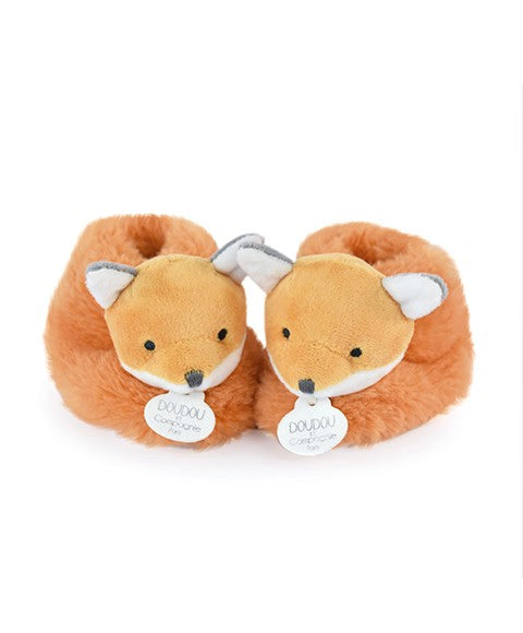 Chaussons bebe en peluche renard - 0/6 mois -Unicef