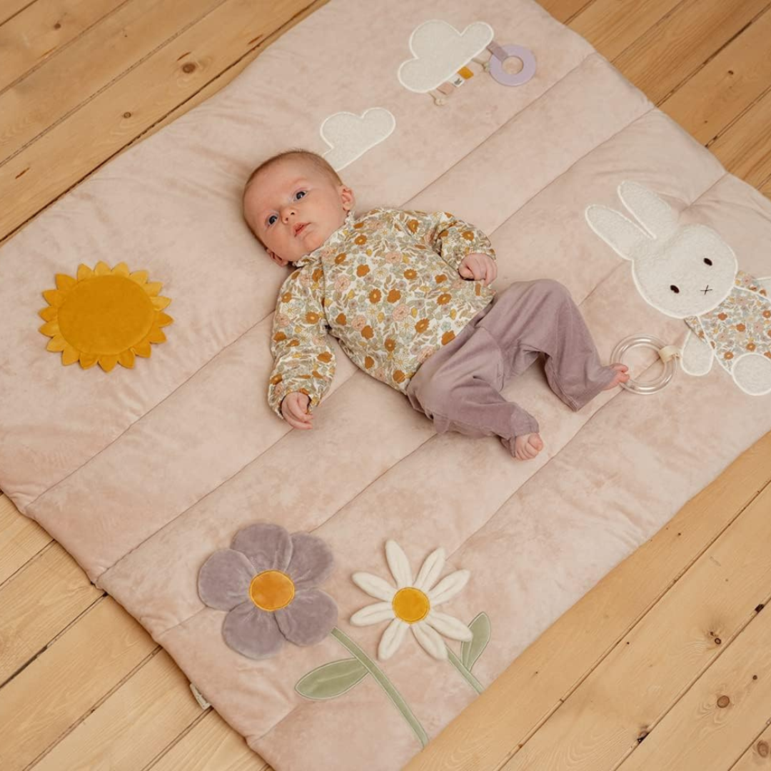 Tapis de parc Miffy - Vintage Flowers