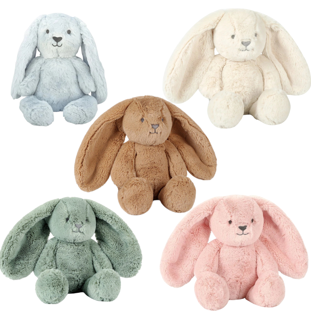 Peluche lapin vert céladon