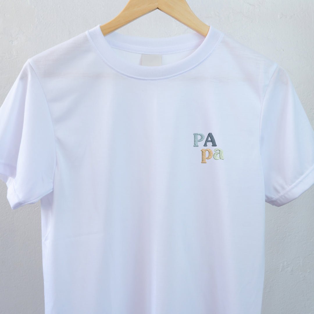 Tee-shirt Papa brodé BBJV Avent Bébé