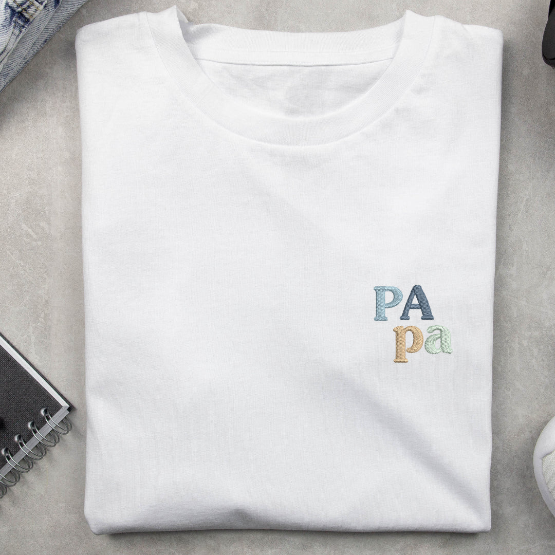 Tee-shirt Papa brodé BBJV Avent Bébé