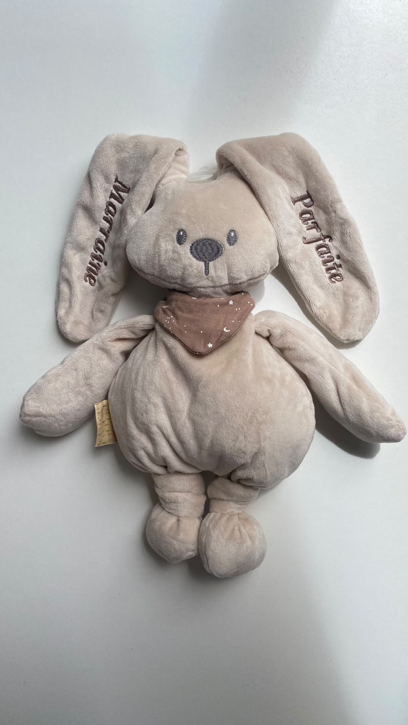 Peluche Lapin LAPIDOU Sable NATTOU