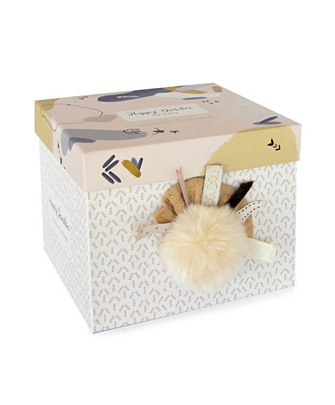 Coffret Pantin Lapin beige - Happy Wild - 25 cm