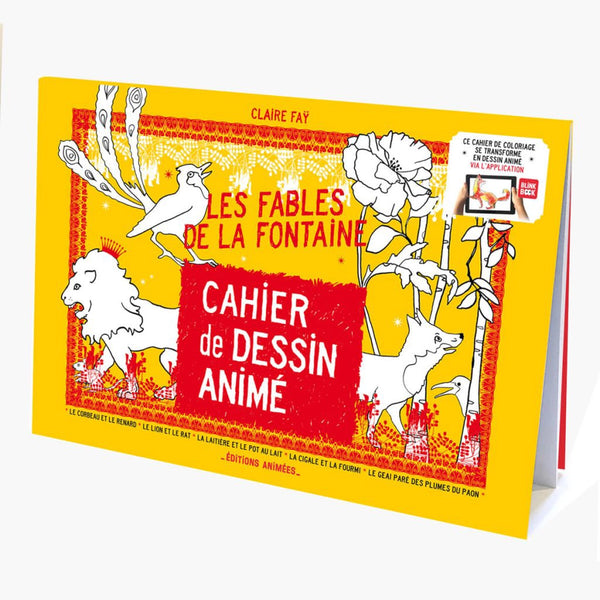 Livre de coloriage animé - Les Fables de La Fontaine