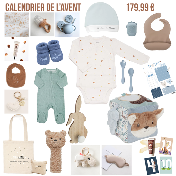 Calendrier de l’avent en attendant bébé - Petit coeur salé