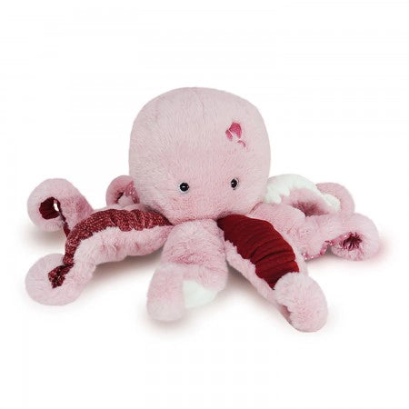 Peluche Pieuvre Rose - 30 cm