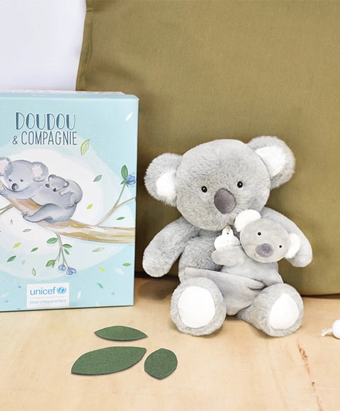 Peluche koala avec Bébé - 25 cm - Unicef