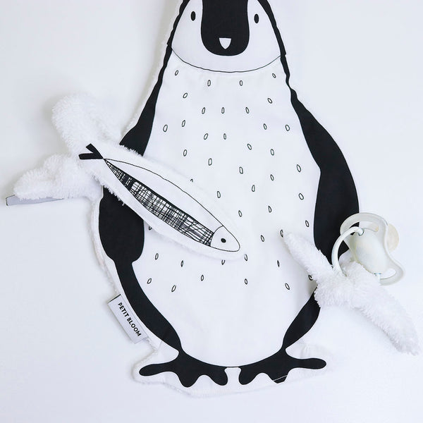 DOUDOU PLAT PINGOUIN PETIT BLOOM PETIT BLOOM