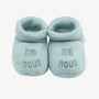 Chaussons bébé - Mini nous vert