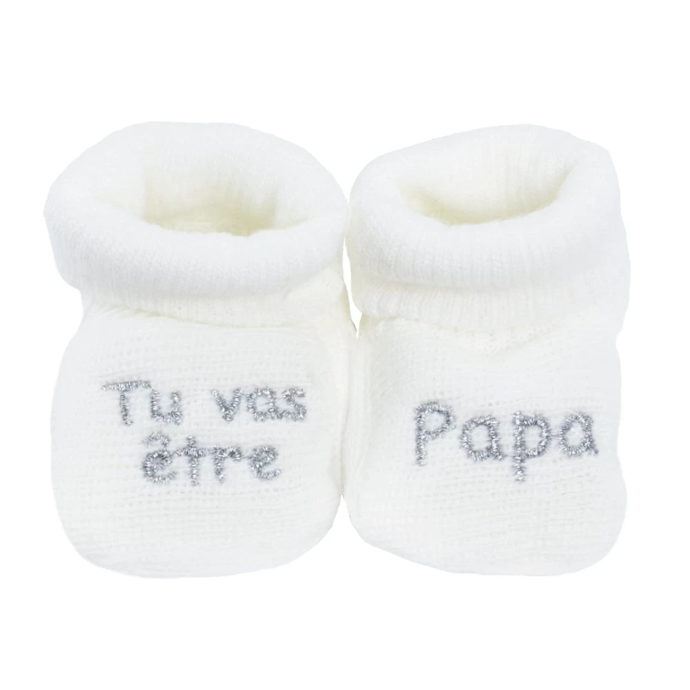 Chaussons naissance - Tu vas être papa