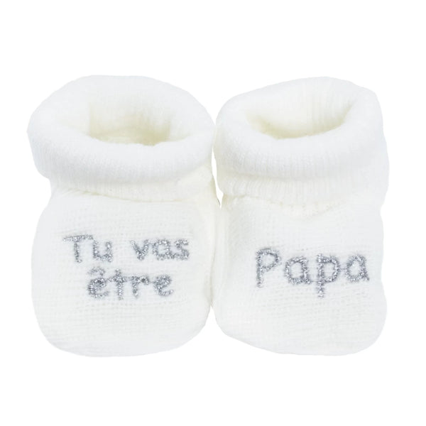 Chaussons naissance - Tu vas être papa