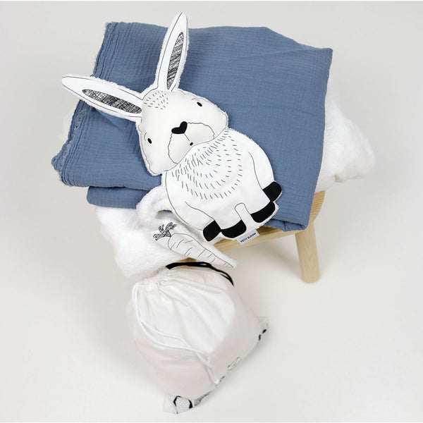 Petit Bloom doudou plat Lapin Avent Bébé