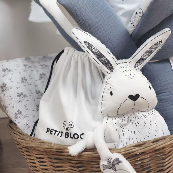 Petit Bloom doudou plat Lapin Avent Bébé