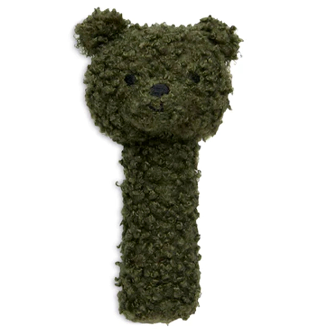 Hochet Teddy Bear - Leaf green JOLLEIN