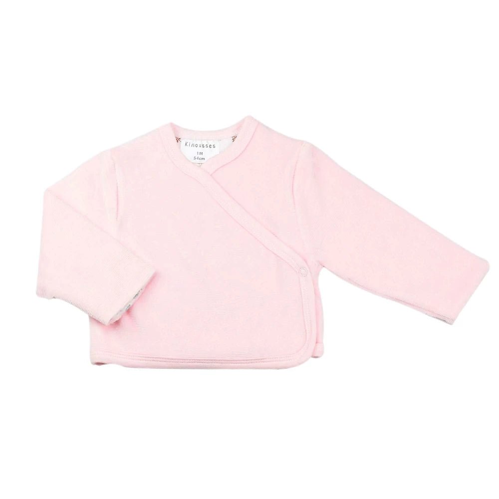 Ensemble naissance fille 4pcs - Rose des bois - Petit coeur salé