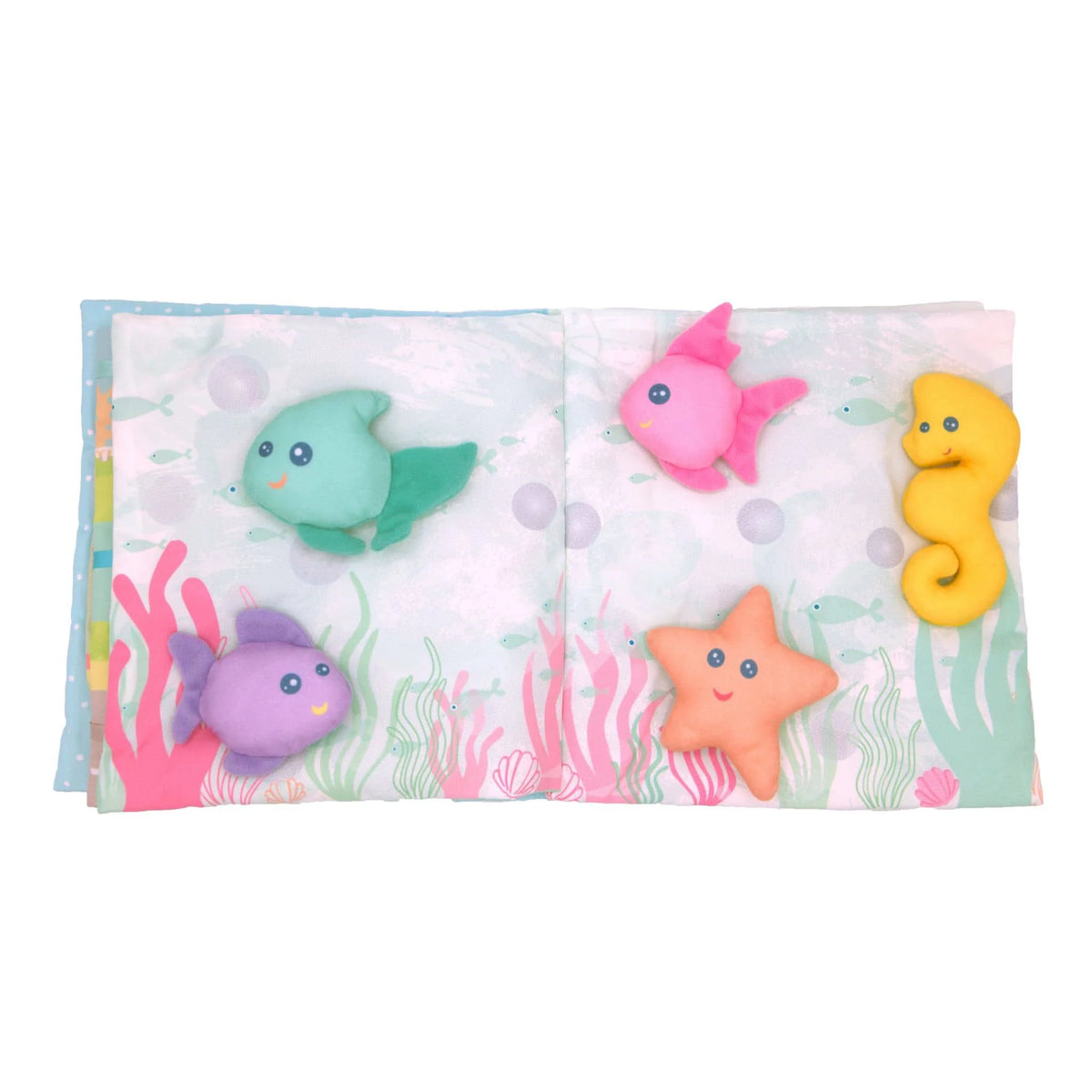 KIDDY BOOK - Livre d'activité 0-2 ans animaux de la mer