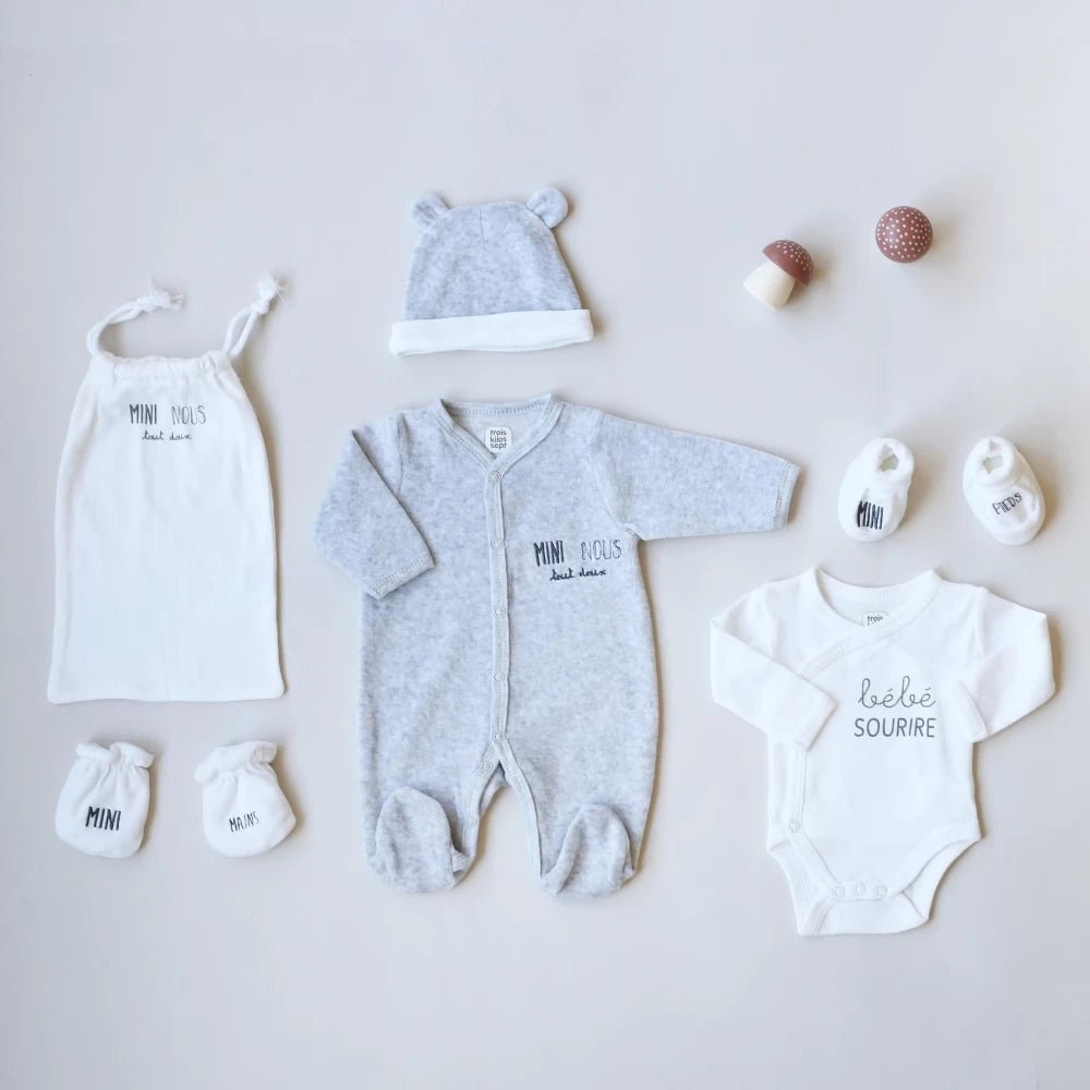 Kit naissance 6 pièces - Mini Nous - Petit coeur salé