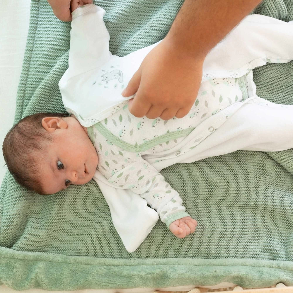 Trousseau de naissance - Vert sauge - Taille : 0 mois